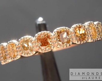 0.99ctw Assorted Fancy Color Diamond Band R8530