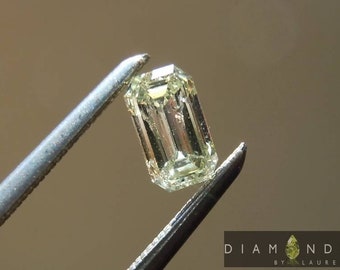 0.40ct Y-Z I1 エメラルドカット ダイヤモンド リング R6003 - Etsy 日本