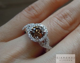 【GICLAT】 Brown diamond RIng 11号 GICLAT】 Brown diamond RIng 11号 GICLAT | Fuligo＆Fuligoshed