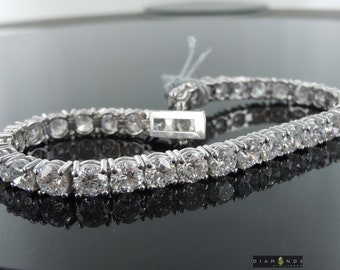 16.76ctw E-F Round Brilliant Lab Grown Diamond Bracelet R10305