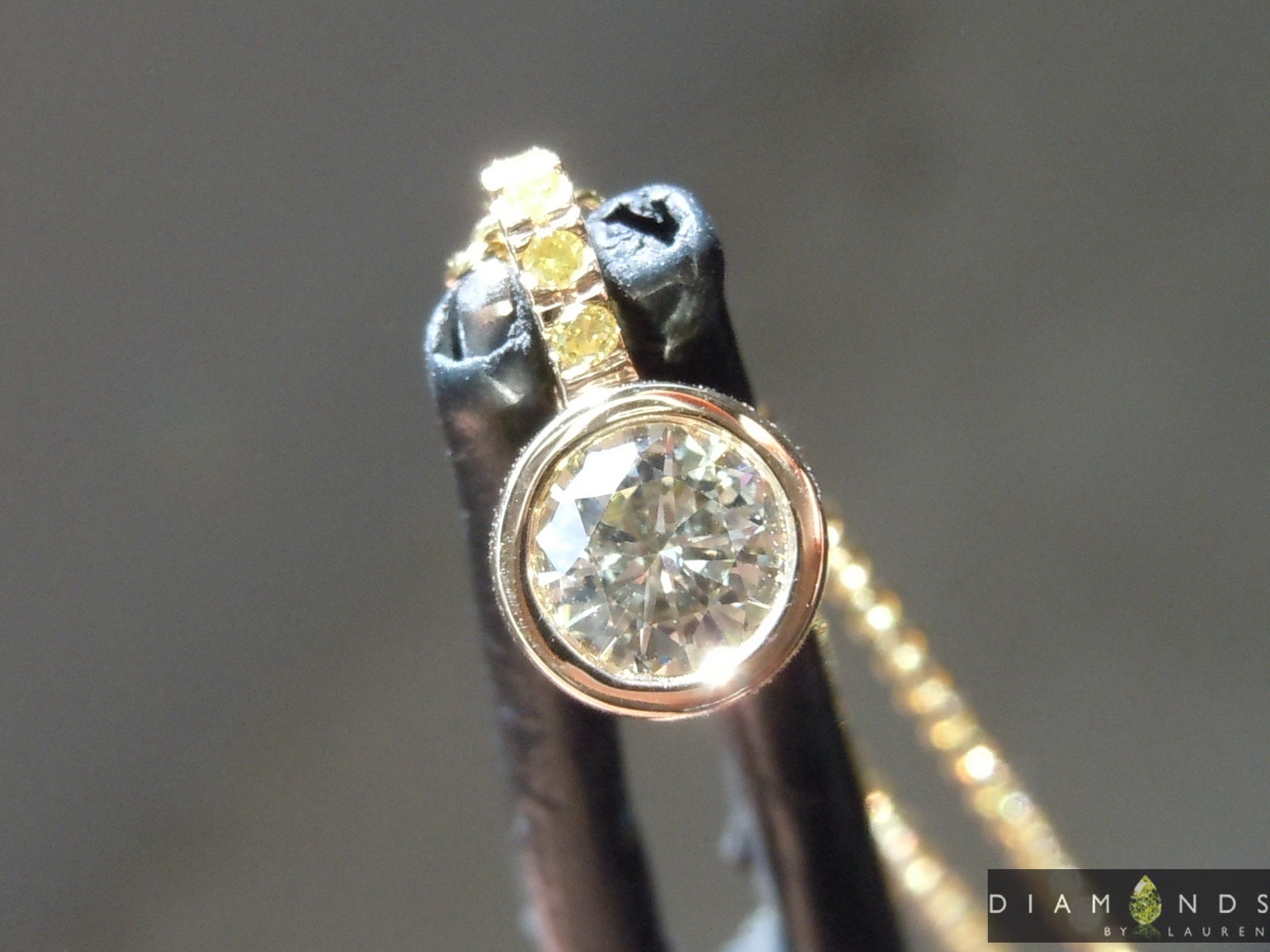 0.21ct W-X VS2 Round Brilliant Diamond Pendant R6583 - Etsy