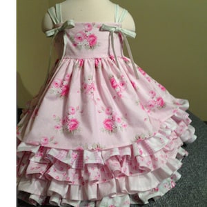 Party Princess Dress 2 Versions PDF Sewing Pattern and Tutorial, Sizes ...