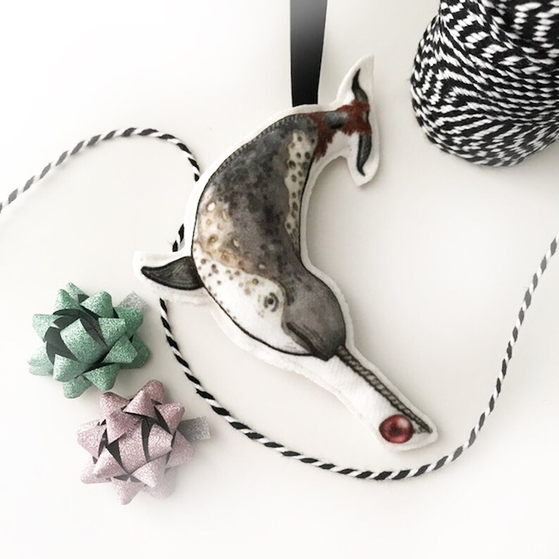 Narwhal Christmas Decoration 