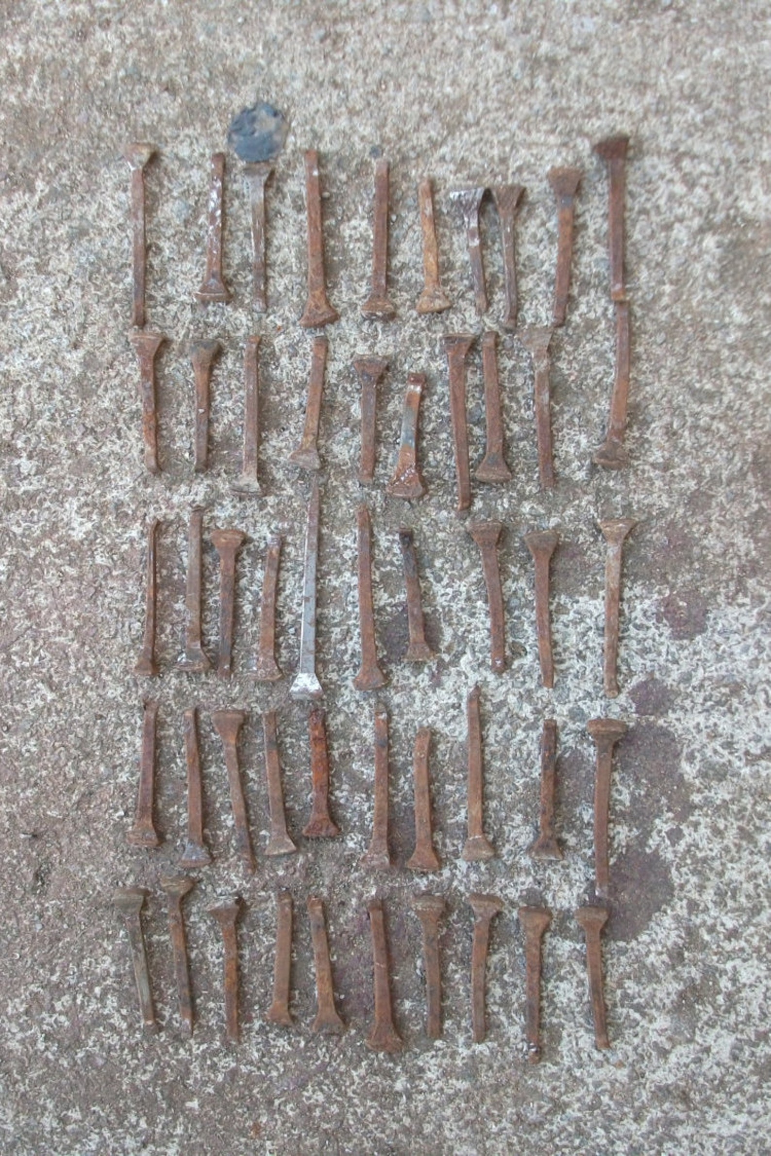 Horseshoe Nail, Used Nails, Craft Horse Project, Rustic Horse Shoe