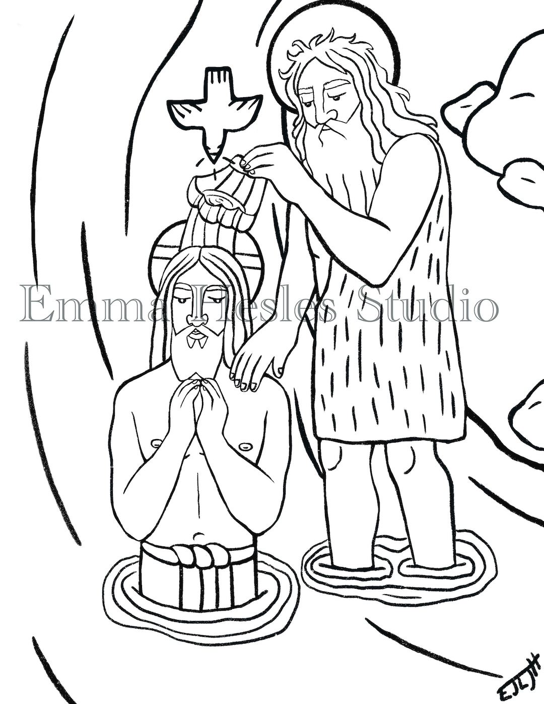 The Luminous Mysteries of the Rosary Coloring Pages - Etsy