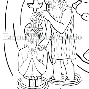 The Luminous Mysteries of the Rosary Coloring Pages