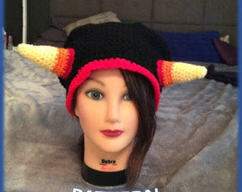 Libra Candy Corn Horns Hat Crochet Pattern