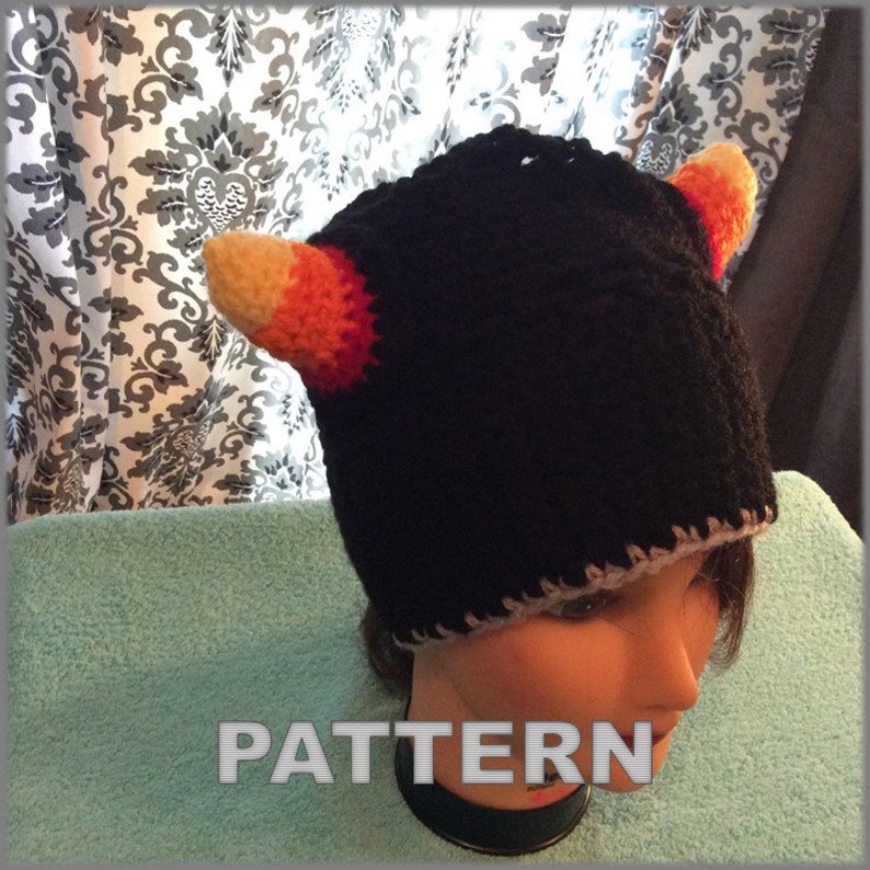 Candy Corn Horns Zodiac Cancer Hat Crochet Pattern Etsy