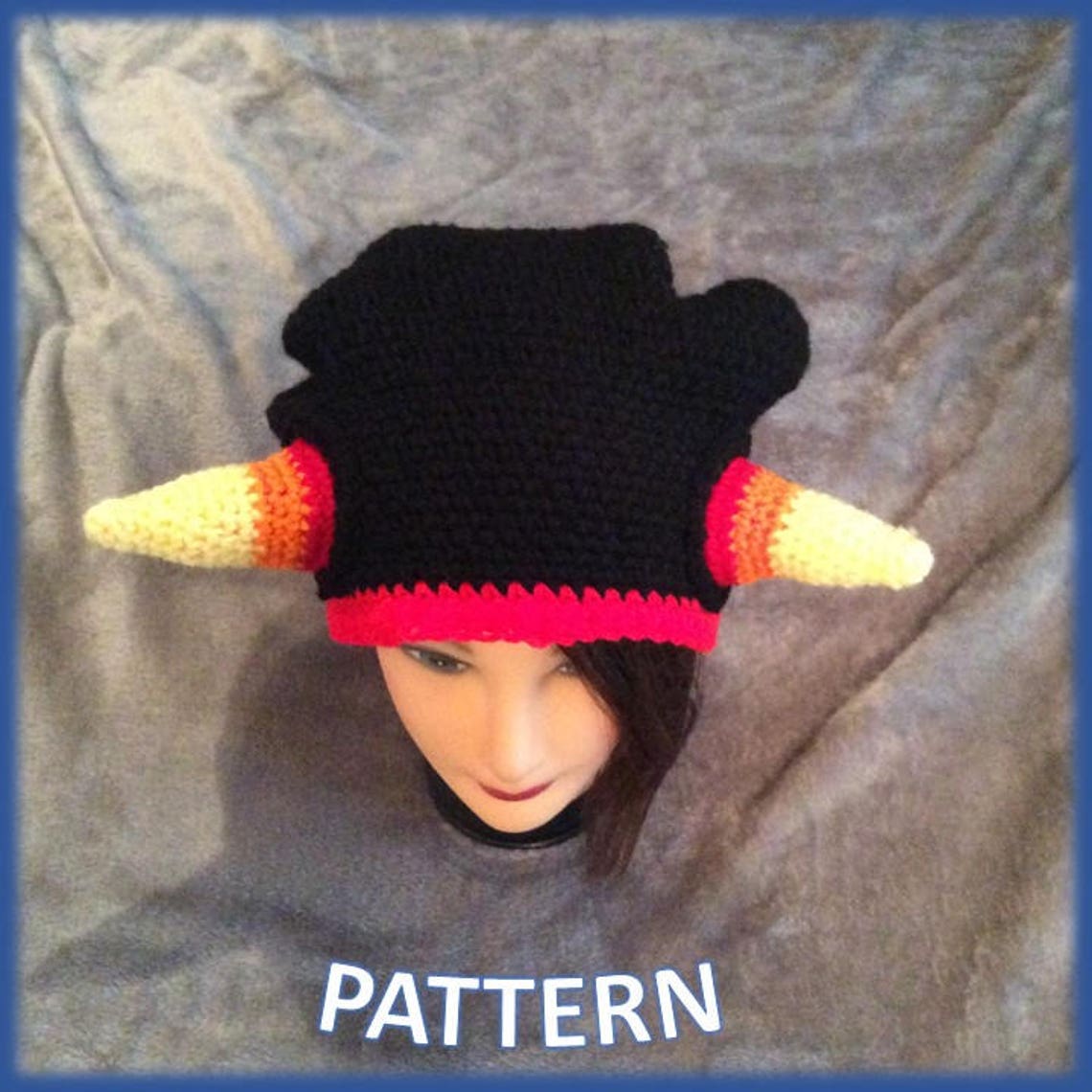 Libra Candy Corn Horns Hat Crochet Pattern Etsy