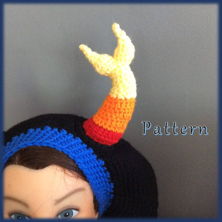 Scorpio Candy Corn Horns Hat Crochet Pattern Etsy