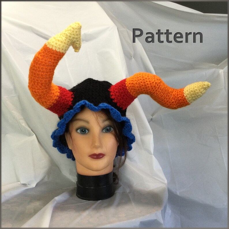 Circinus Hat Pattern With Candy Corn Horns Etsy