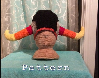 Taurus Hat Crochet Pattern, Candy Corn Horns