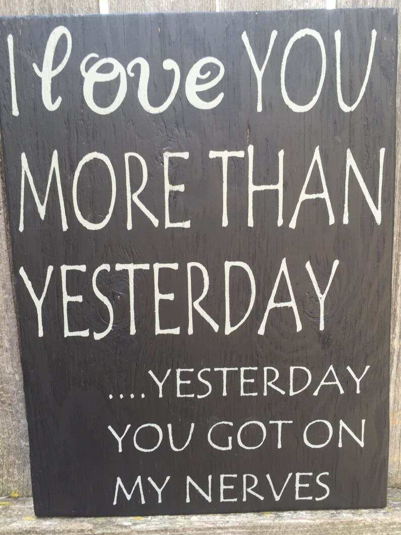 It was than yesterday