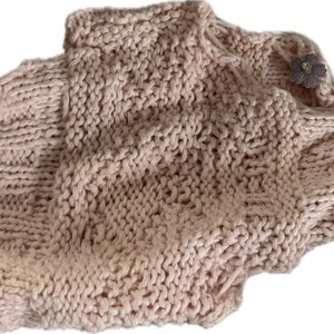Pink Dog Sweater for Small Dogs