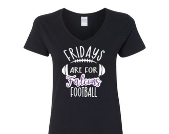 Fridays Are For Football Shirt Friday Night Lights Shirt High School Football Shirt Football Mom Shirt Fall and Football Tee Game Day Tee