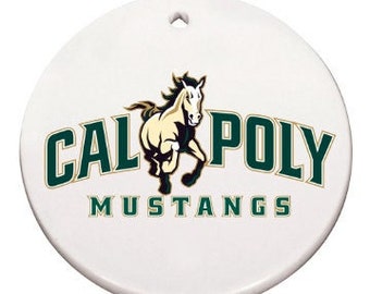 Cal Poly Ornament Cal Poly SLO Ornament SLO Ornament Custom College Ornament Cal Poly Christmas Ornament CSU Cal Poly slo Christmas