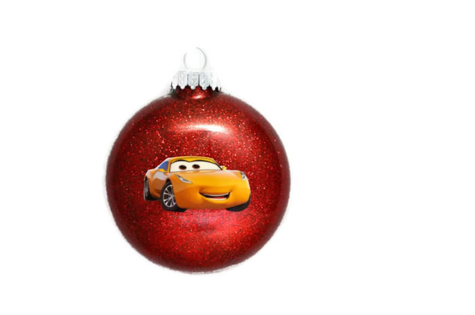 Disney Cars Ornament Cars Christmas Ornament Lightning Etsy