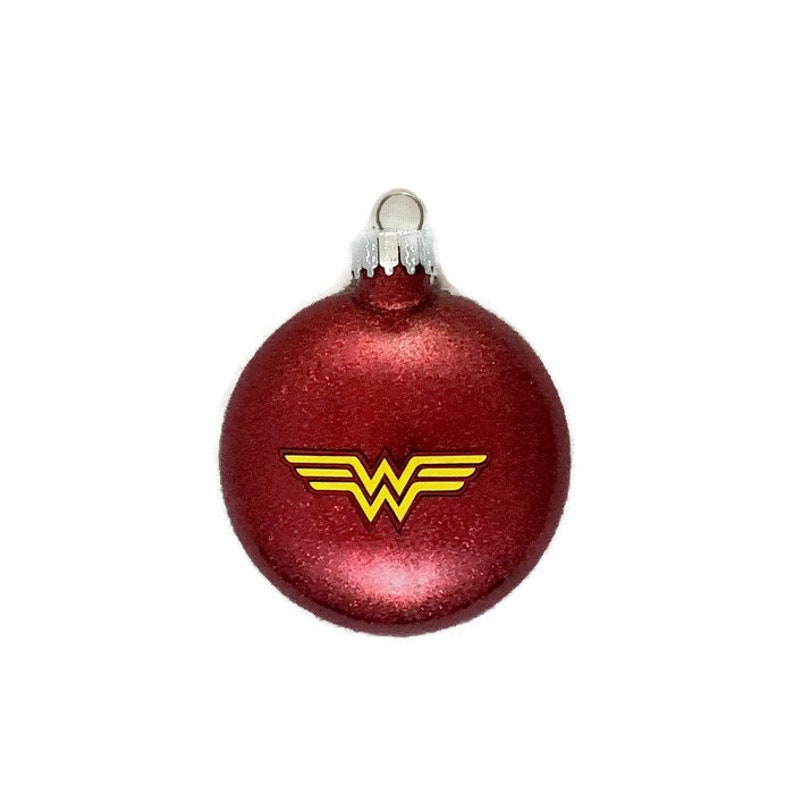 Justice League SET OF 6 Ornaments Super Hero Set of Ornaments DC Comics Set of Ornaments SuperHero Gift Superhero Set of 6 Ornaments image 4