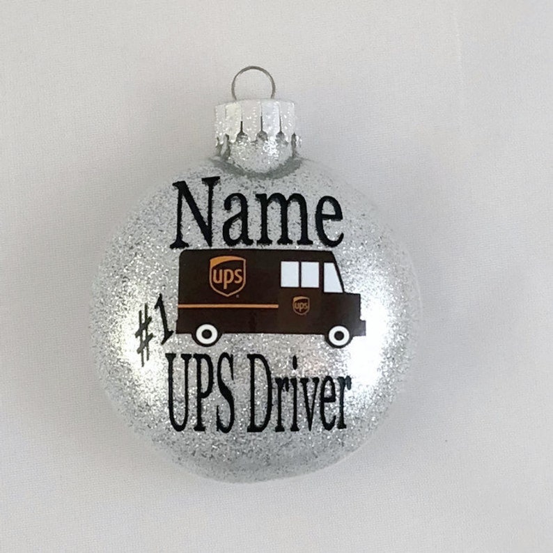 UPS Driver Ornament Gift for UPS Driver 1 ups Driver Ornament Etsy