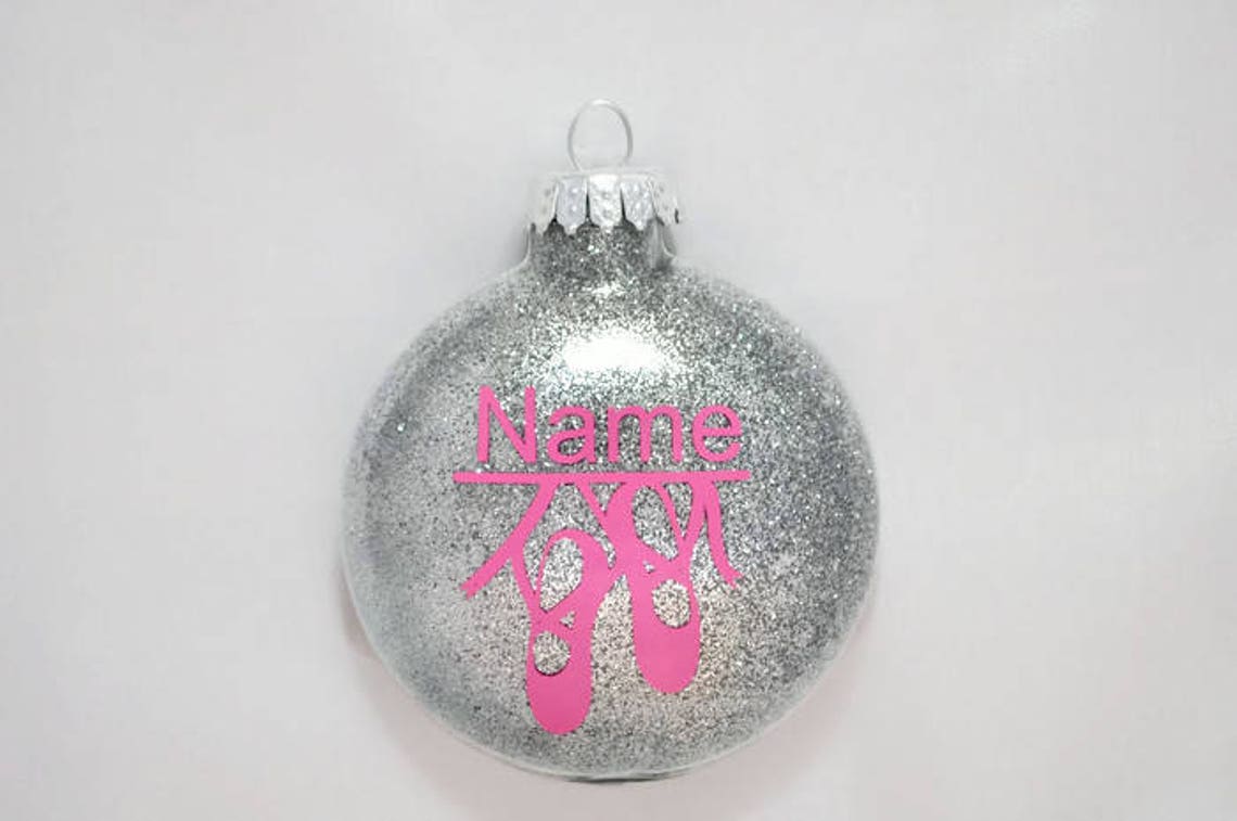 Personalized Ballet Shoes Ornament Ballet Christmas Ornament - Etsy