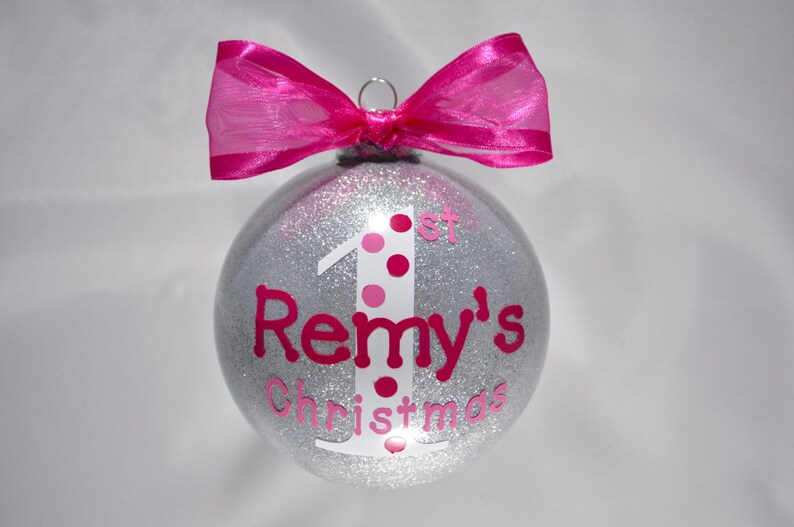 Personalized Baby's First Christmas Ornament Baby Etsy