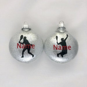 Tennis Player Ornament Personalized Tennis Player Ornament Tennis Player Gift Tennis Coach Gift Tennis Team Team Gift Tennis Gift Tennis