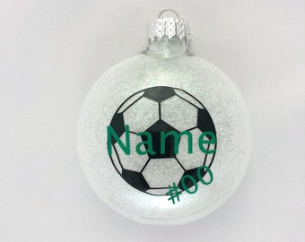 Soccer Christmas Ornament Personalized Soccer Ornament Soccer Player Gift Soccer Coach Gift Soccer Ornament Soccer Team Gift Soccer Gift