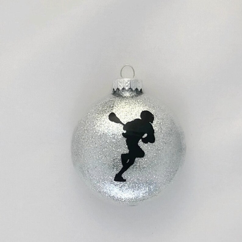 Lacrosse Player Ornament Personalized Lax Player Ornament Etsy
