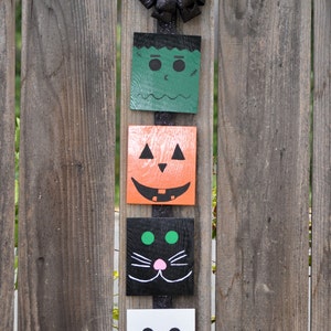 Halloween Wood Sign - Hanging Halloween Wood Sign - Halloween Hanging Wall Art - Halloween Wooden Sign - Halloween Hanging Wooden Sign