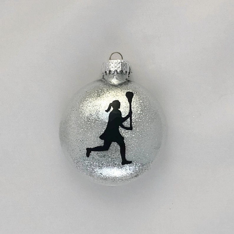 Lacrosse Player Ornament Personalized Lax Player Ornament Etsy