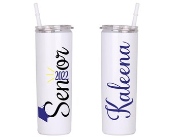 Senior 20ozTumbler Graduation Gift Custom Travel Mug Senior Present Personalized Graduation Gift Senior Graduation Gift Personalized Tumbler