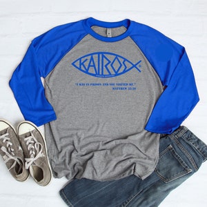Officially Licensed Kairos 3/4 Quarter Sleeve T Shirt