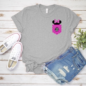 Mickey Minnie Monogram Disney Shirt