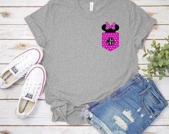 Mickey Minnie Monogram Disney Shirt