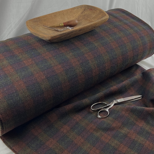 Wool Fabric by the Yard for Clothing Etsy