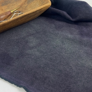 Hand Dyed 100 % Wool Fabric - Fat 1/4 (approx 16&quot; x 28&quot;). Ideal for rug hooking, appliqué and craft sewing projects  MESMERIZE