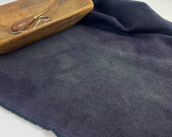 Hand Dyed 100% Wool Fabric: Fat Quarter (16" x 28") Rug Hooking Appliqué and Crafts.  MESMERIZE