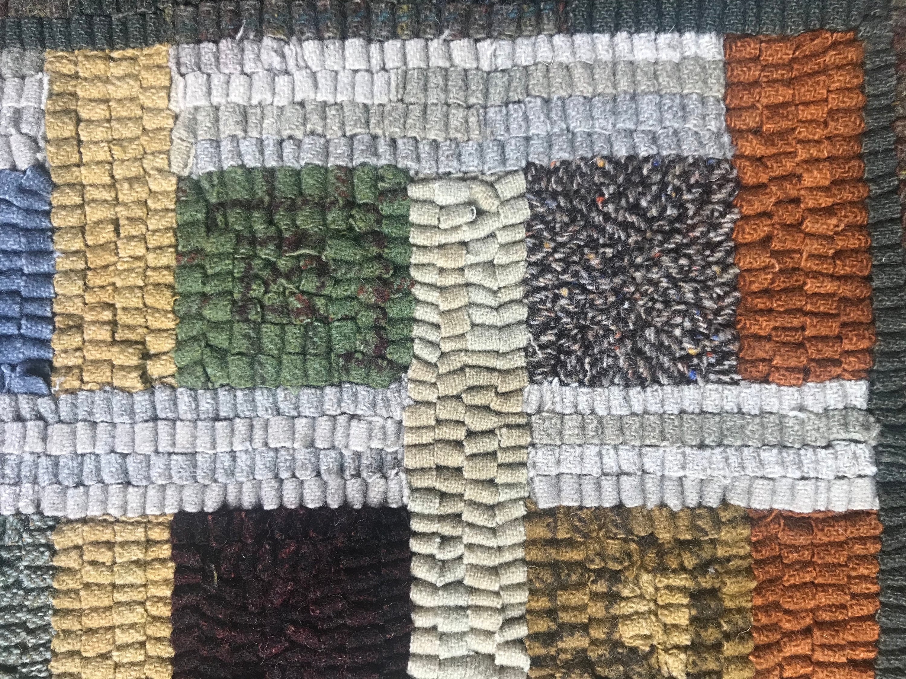 INTERLOCK WEAVE Rug Pattern for Hooking and Punch Needle. Etsy