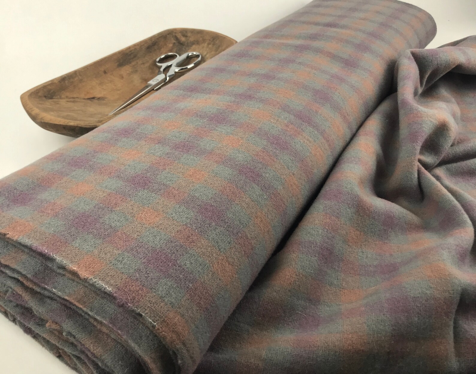 100 Wool Fabric by the Yard Medium Weight 60 Wide Etsy