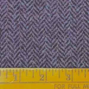 Yardage PURPLE PASSION Wool Fabric by the Yard ~ 100% Wool ~ Medium Weight 14 oz yard