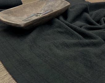 Hand Dyed 100% Wool Fabric: Fat Quarter (16" x 28") Rug Hooking Appliqué and Crafts. RIPE OLIVE