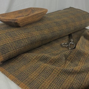 Wool Fabric by the Yard ~ Medium to Heavy weight 16oz. yard ~  60" Wide ~ Color: OUTBACK