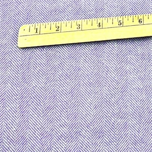 Yardage LILAC HERRINGBONE Wool Fabric by the Yard ~ Medium to Heavy weight 12oz. yard ~  58&quot; Wide