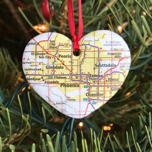 Phoenix Map Ornament