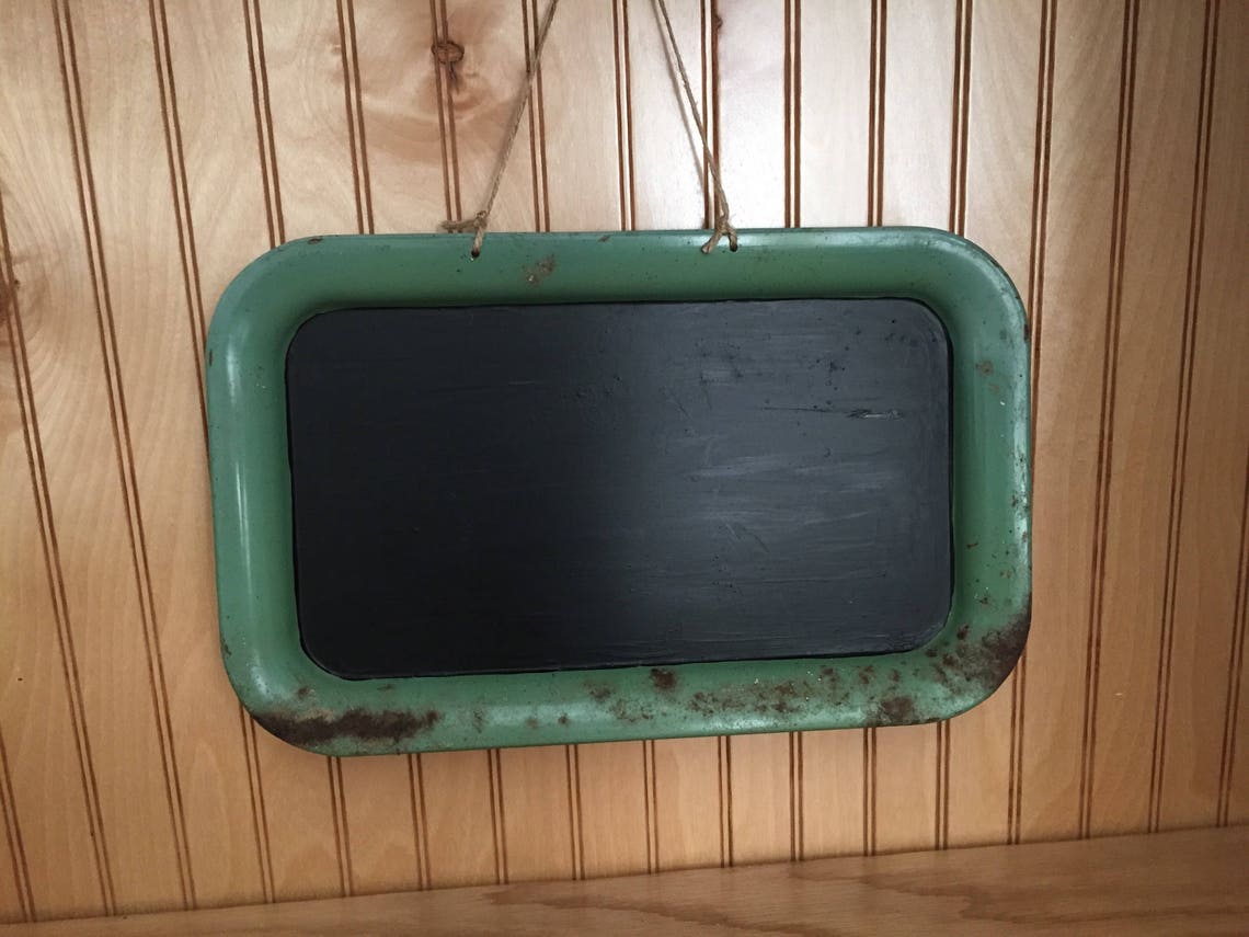 chalkboard memo holder office organization Etsy