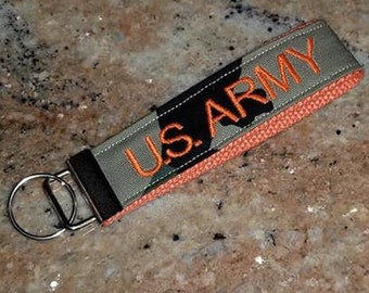 U. S. Army BDU Military Camo Keychain