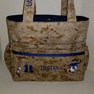 Marine Desert Military Camo Diaper Bag