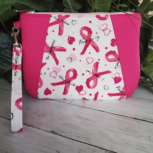 Breast Cancer Awareness Sunshine Wristlet