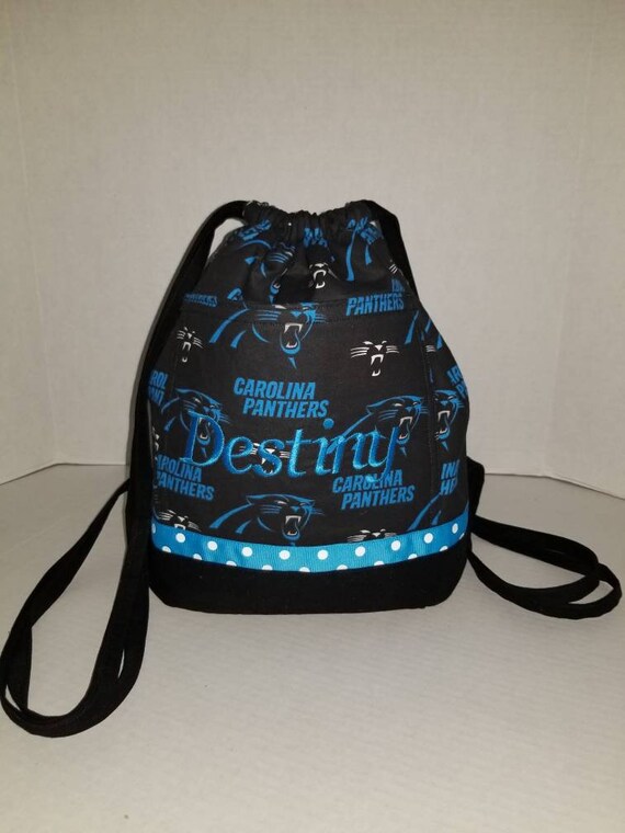 carolina panthers drawstring bag