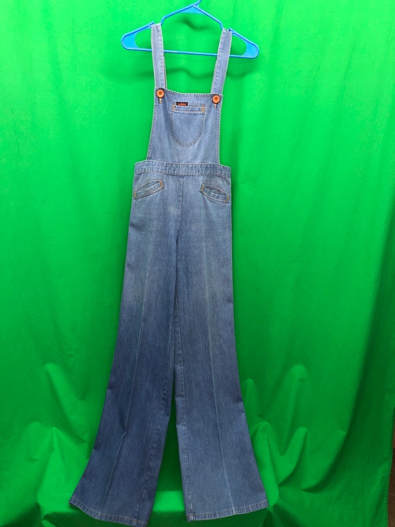 Vintage Early 70s Landlubber 11 Light Blue Denim F